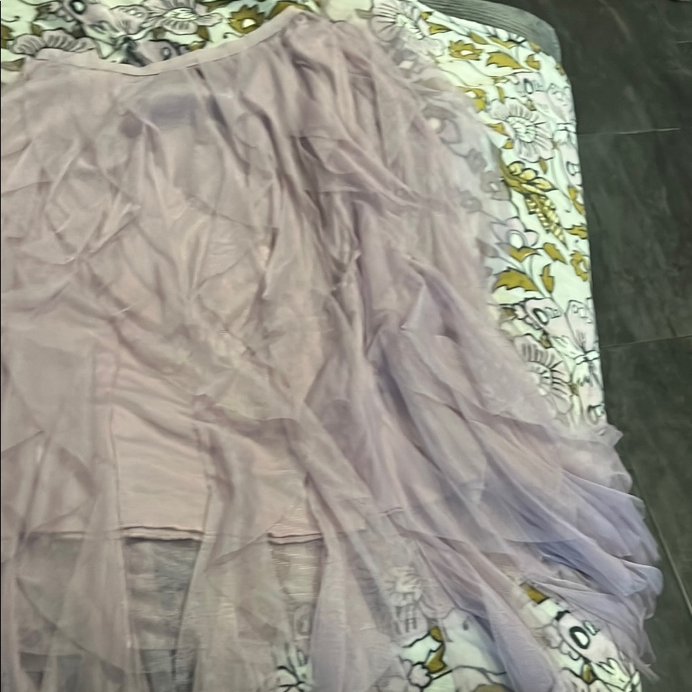 Elegant Sheer Lavender skirt